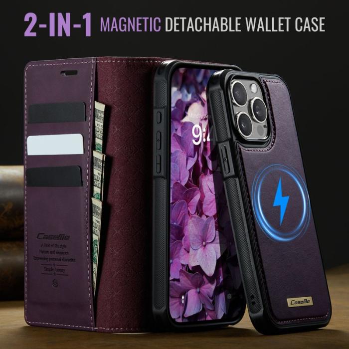 Caseme - CASEME C49 Fodral till iPhone 13 Pro 6.1 tum Lila
