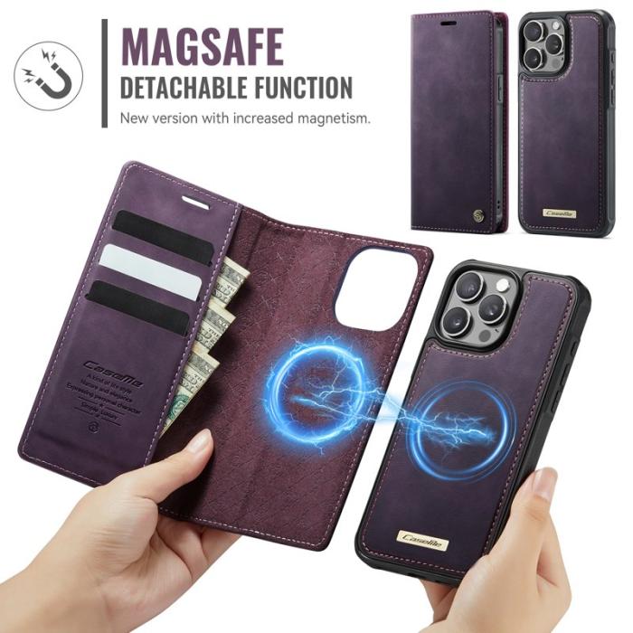Caseme - CASEME C49 Fodral till iPhone 13 Pro 6.1 tum Lila