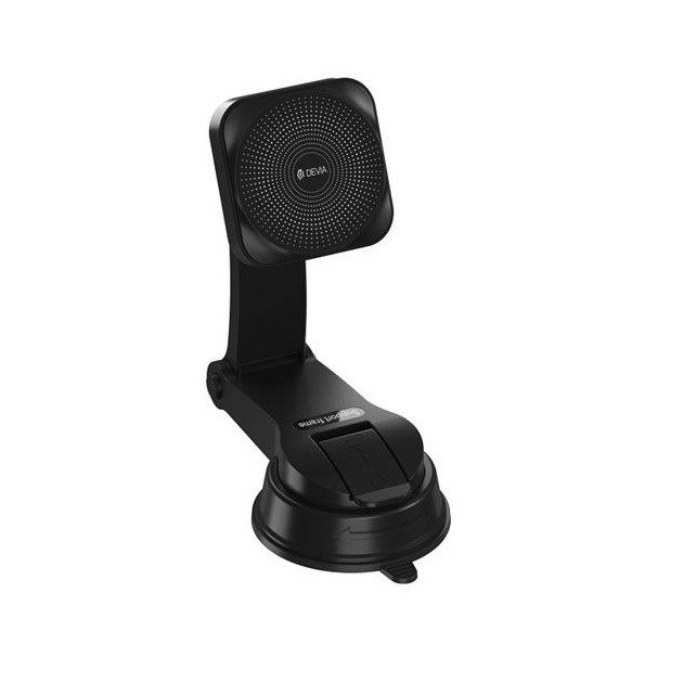 Devia Magnetisk Bilhållare med 15W Trådlös Laddare EA473 - Svart | 505295 | AlltMobil