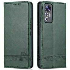 AZNS - AZNS Xiaomi 12 Lite 5G Pl&aring;nboksfodral Konstl&auml;der - Gr&ouml;n