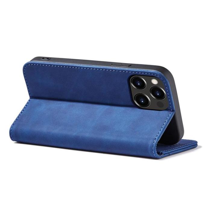 OEM - iPhone 12 Pro Max Plånboksfodral Magnet Fancy - Blå