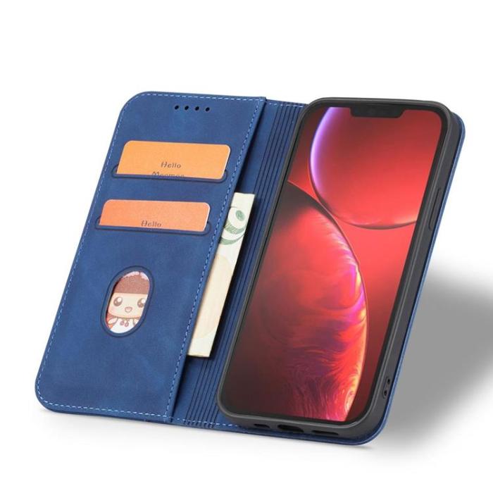 OEM - iPhone 12 Pro Max Plånboksfodral Magnet Fancy - Blå