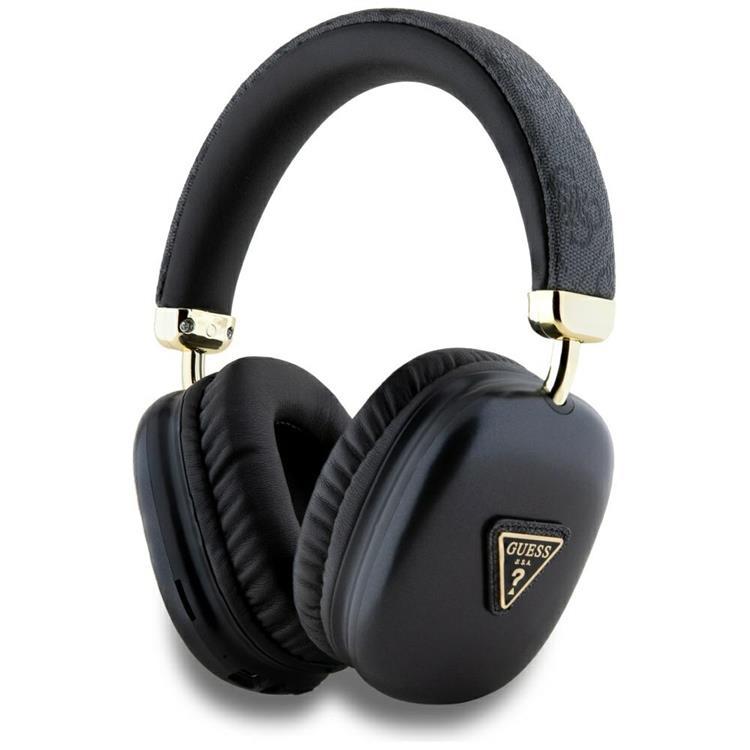 Guess Over-Ear Hörlurar Bluetooth 5.3 4G Triangle Logo (Svart) | 505771 | AlltMobil