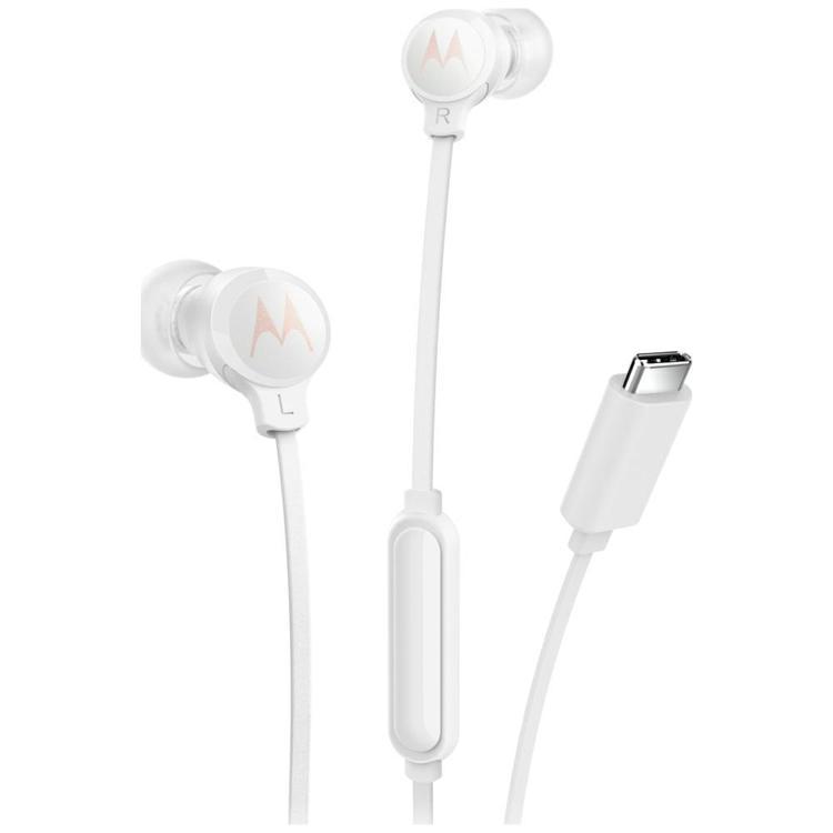 Motorola In-Ear Hörlurar USB-C Earbuds 3C-S - Vit | 505771 | AlltMobil