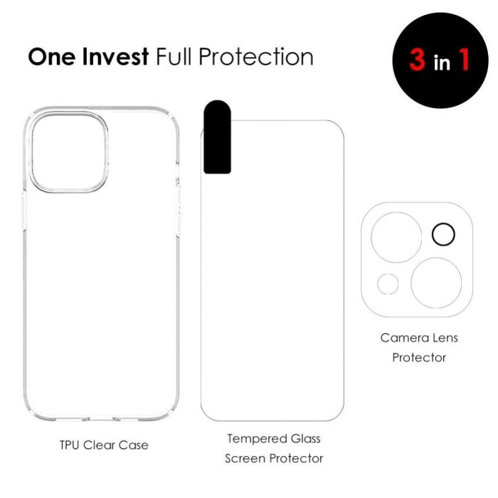 Boom of Sweden - [4in1] Boom Startpaket till iPhone 14 Plus - Clear