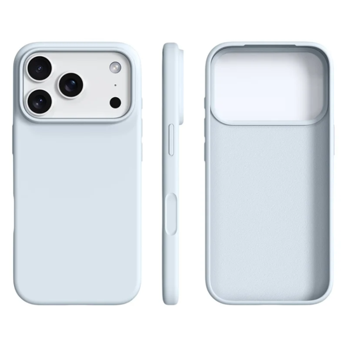 A-One Brand - iPhone 17 Pro Max Mobilskal Ultra Thin Silikon - Glaciär Blå