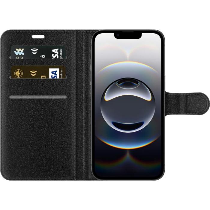 iSecrets - Plånboksfodral till Apple iPhone 16e med Neon Varg