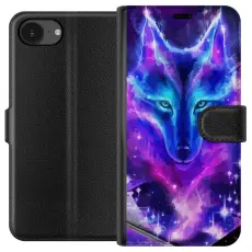 Gustaf - Pl&aring;nboksfodral till Apple iPhone 16e med Neon Varg