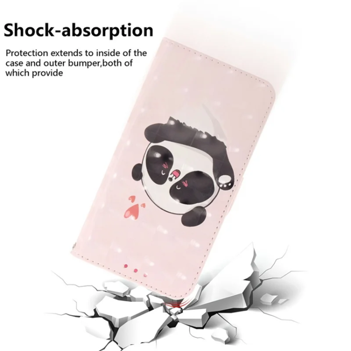 A-One Brand - Sony Xperia 10 VII Plånboksfodral med Handledsrem - Love Panda