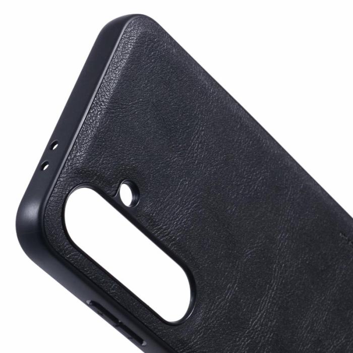 X-Level - X-LEVEL Bojue-3 Mobilskal till Samsung Galaxy S24 FE PU Läder Svart