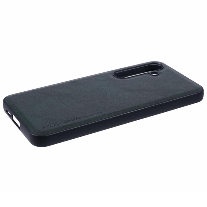 X-Level - X-LEVEL Bojue-3 Mobilskal till Samsung Galaxy S24 FE PU Läder Grön