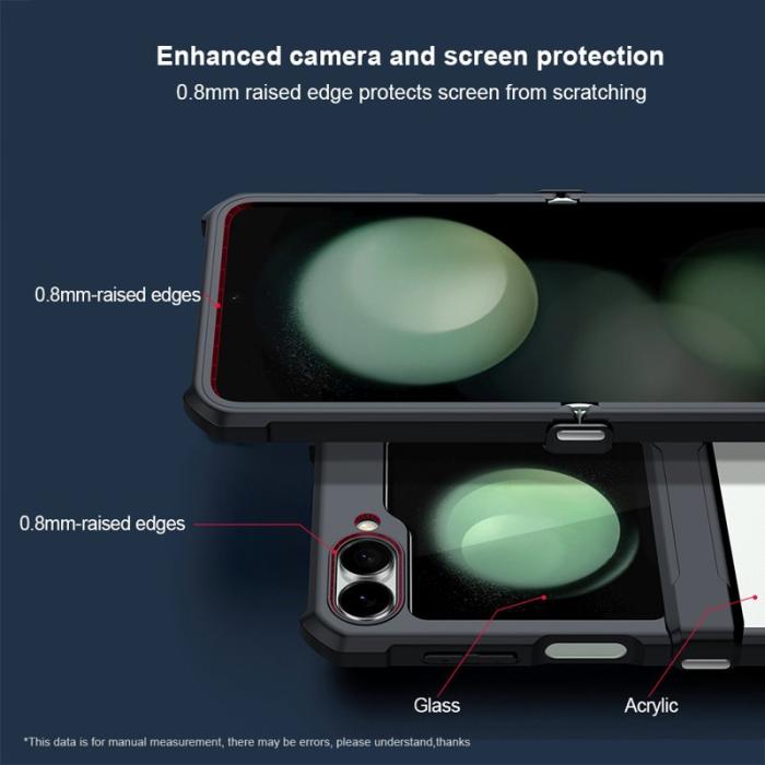 XUNDD - XUNDD Mobilskal till Samsung Galaxy Z Flip7 FE / Z Flip6 5G Transparent