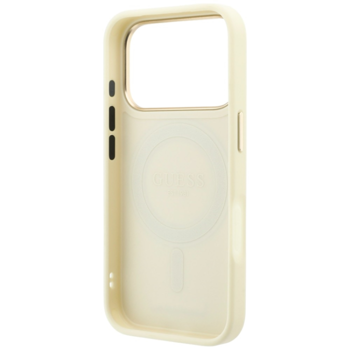Guess - Guess Mobilskal För iPhone 18 Pro Max/17 Pro Max Magsafe Ringställ 360