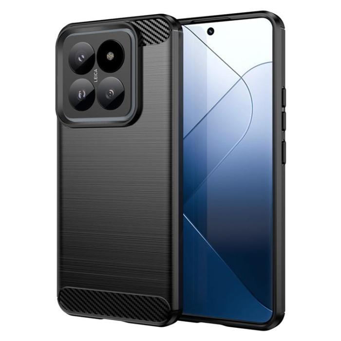 OEM - Xiaomi 14 Pro Mobilskal Carbon Fiber - Svart