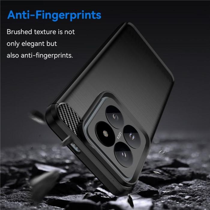 OEM - Xiaomi 14 Pro Mobilskal Carbon Fiber - Svart