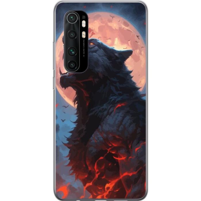 iSecrets - Mobilskal till Xiaomi Mi Note 10 Lite med Ylande varg