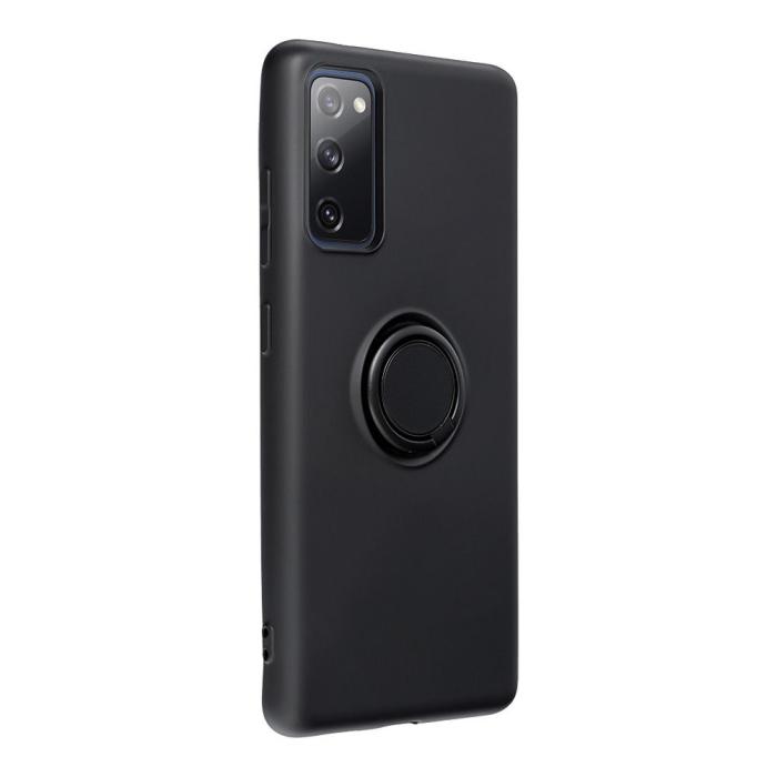 Forcell - Forcell Galaxy S20 FE 4G/5G Skal Silikon Ring - Svart