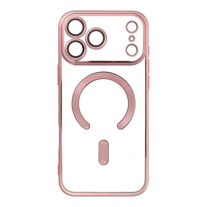 A-One Brand - Mobilskal För iPhone 18 Pro Max/17 Pro Max Magsafe Electro - Roséguld