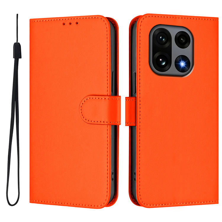 OnePlus 15 5G Plånboksfodral Solid Färg Konstläder (Orange) | 2353 | AlltMobil