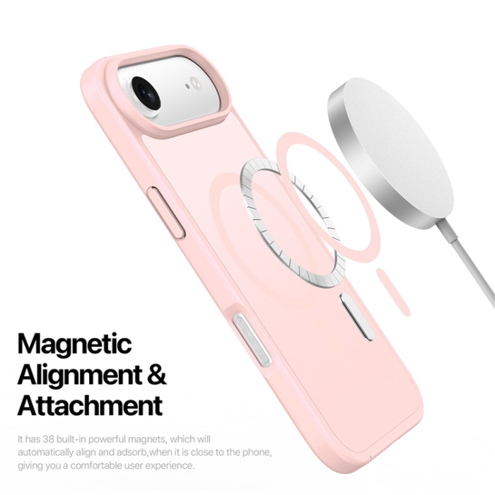 Dux Ducis - Dux Ducis iPhone 17 Air Mobilskal MagSafe Yind - Ljusrosa