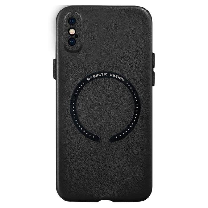 Boom of Sweden - BOOM iPhone XS Max Läderskal Magsafe - Svart
