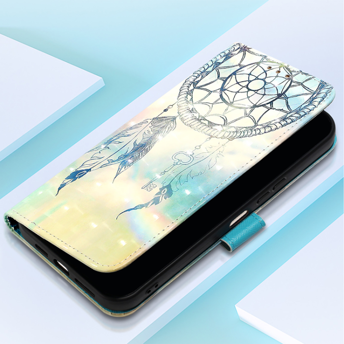 A-One Brand - iPhone 17 Pro Plånboksfodral Printing Pattern Med Strap