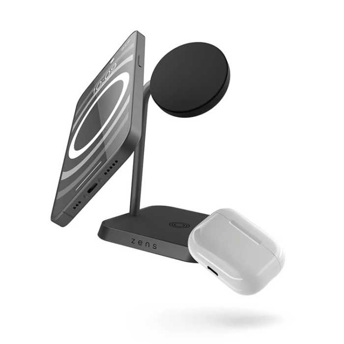 ZENS - Zens 2-in-1 Trådlös laddare MagSafe