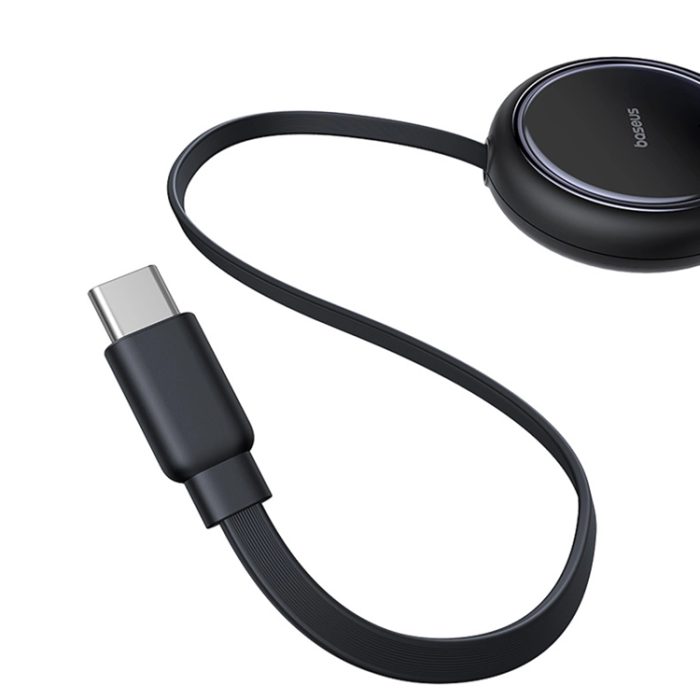 Acefast - Baseus Retractable USB-C/2x USB-C 100W Kabel 1m Bright Mirror