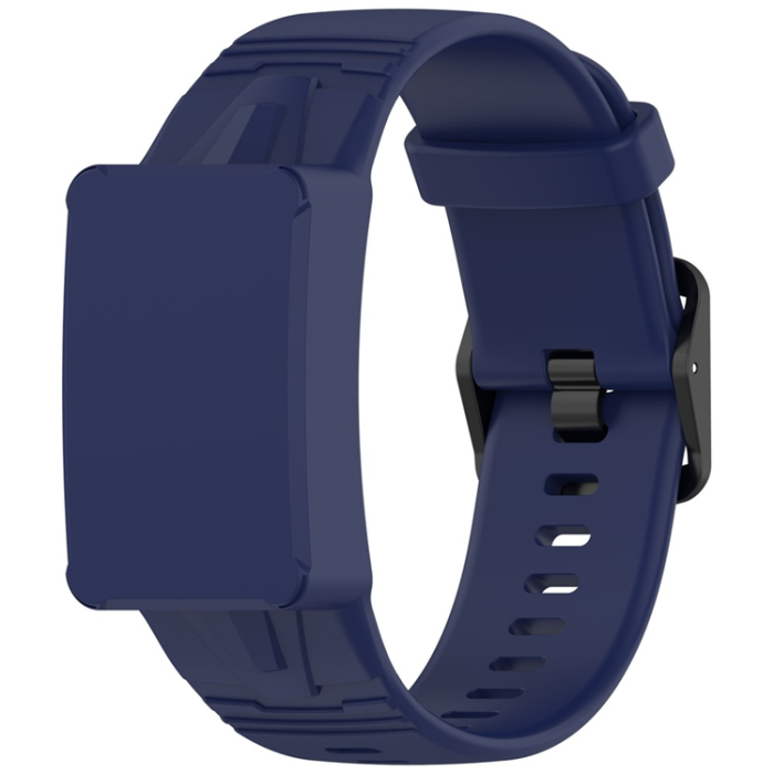 A-One Brand - Whoop 4.0 Armband Silikon med Protective Skal - Mörkblå