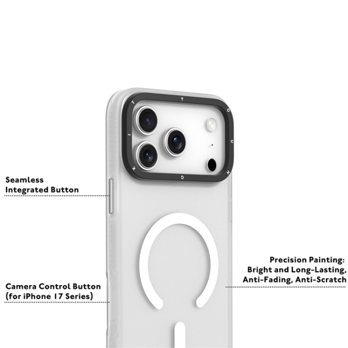 YOUNGKIT - YOUNGKIT iPhone 17 Pro Mobilskal MagSafe PET TPU - Svart