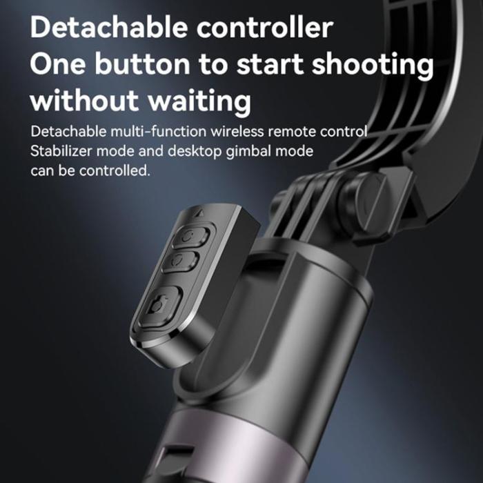 Yesido - YESIDO Gimbal Stabilisator Selfie Stick Bluetooth Stativ med Fjärrkontroll SF28