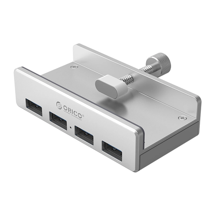 ORICO - Orico Hubklämma-monterad 4xUSB-A 3.0 - Silver
