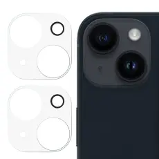 OEM - [2-PACK] iPhone 15 Plus/iPhone 15 Kameralinsskydd i Härdat glas - Clear