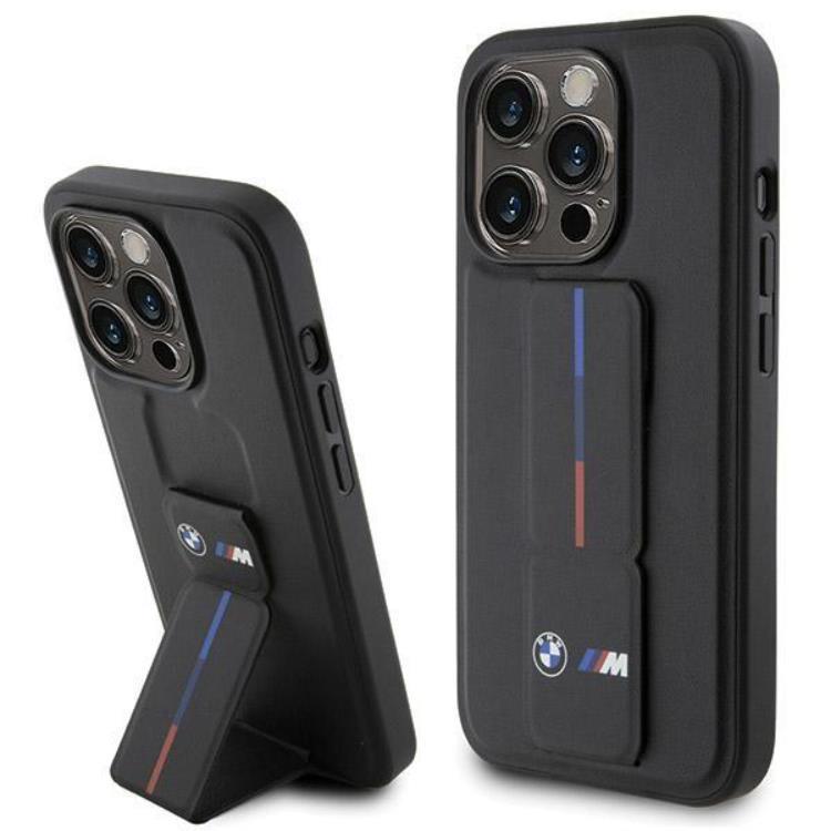 BMW iPhone 15 Pro Max Mobilskal Grip Hot Stamp - Svart | 2353 | AlltMobil