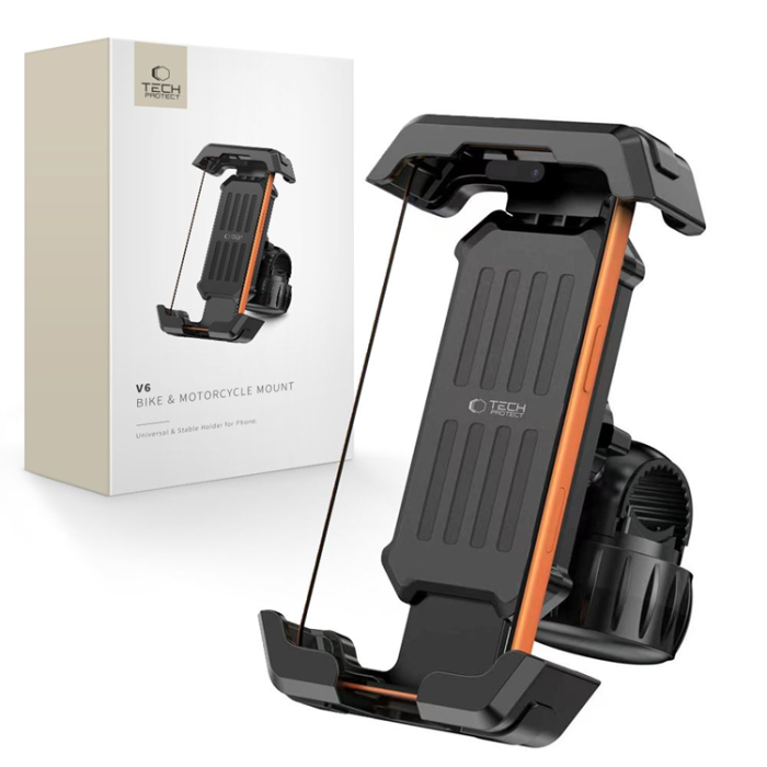 WildMan - Tech-Protect Mobilhållare för Cykel Universal V6 - Svart