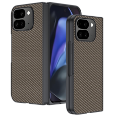 A-One Brand - Google Pixel 10 Pro Fold Mobilskal Carbon Fiber - Guld
