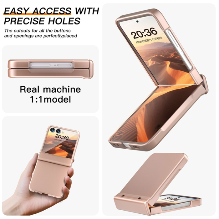 A-One Brand - Galaxy Z Flip7 Mobilskal Hinge Protection - Roséguld