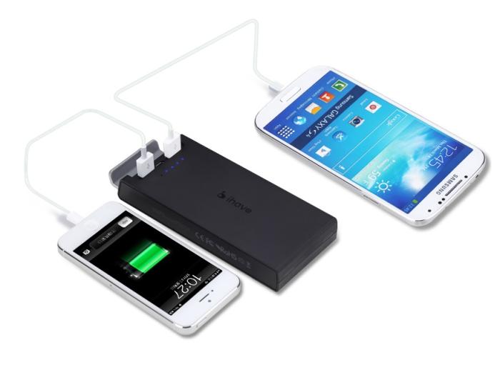 UTGATT4 - ihave MAX Powerbank, Extern Batteriladdare 12000 mAh - Svart
