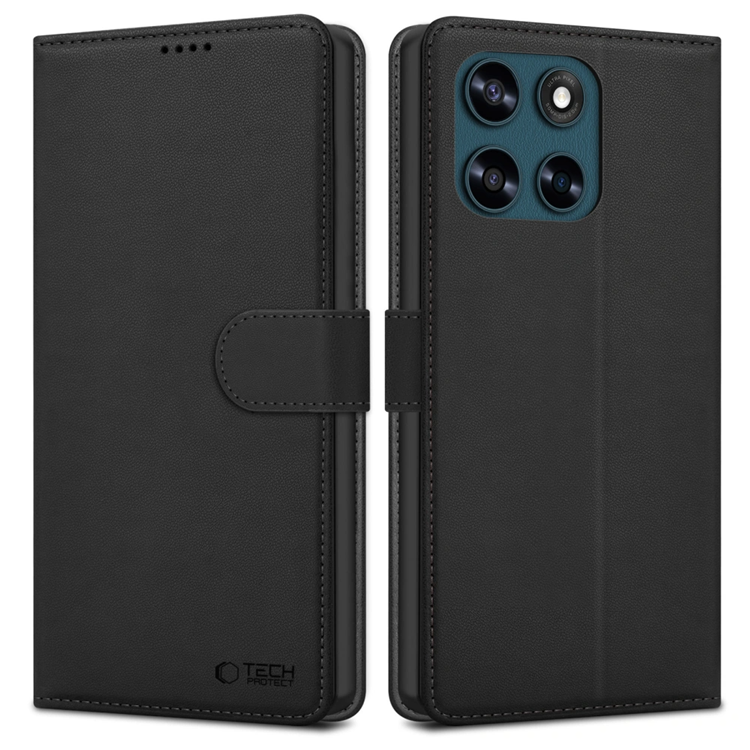 Tech-Protect Plånboksfodral För Motorola Moto G57 Power - Svart | 2353 | AlltMobil