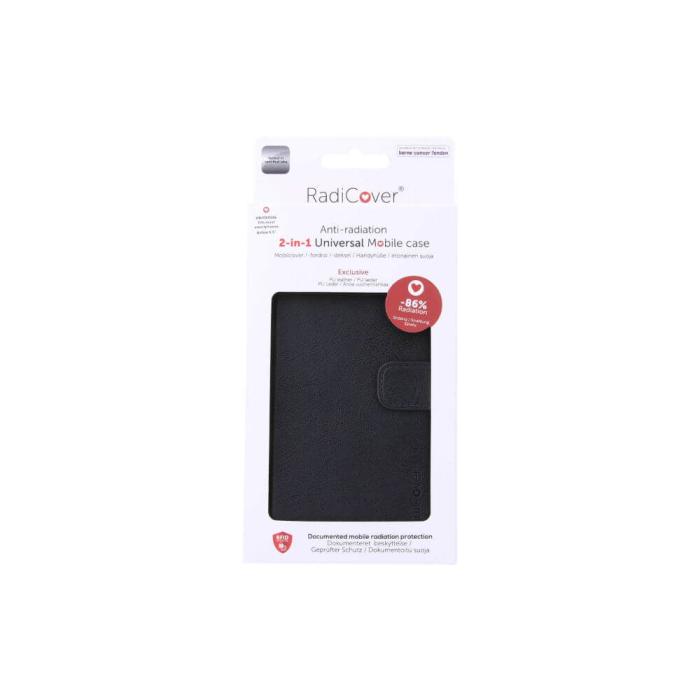 Radicover - RADICOVER Strålningsskydd Mobilfodral PU Universal Large 6,7