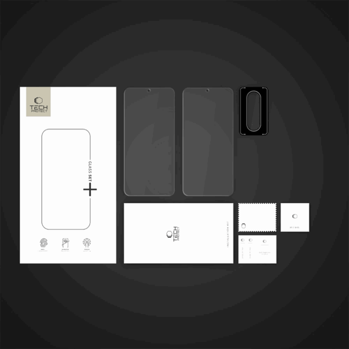 Tech-Protect - Tech-Protect Galaxy A36/A56 5G Härdat Glas Skärmskydd Set - Clear