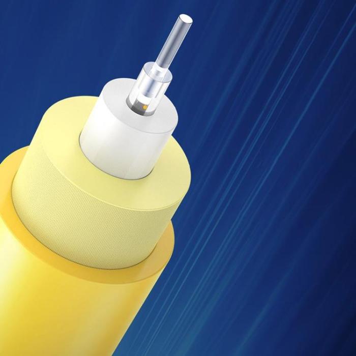 UTGATT - Ugreen SC-SC Single Mode Optical Fiber Nätverk kabel 3 m Gul