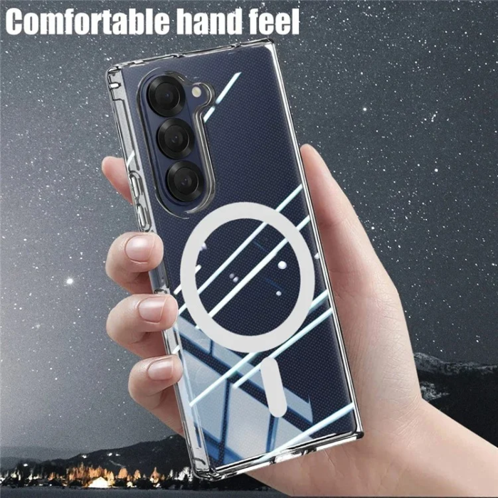 A-One Brand - Galaxy Z Fold 7 5G Mobilskal MagSafe Acrylic - Transparent