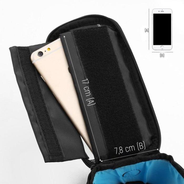 Wozinsky - Wozinsky Cykelväska Front Ram Telefonfodral 6.5 tum 1.5L