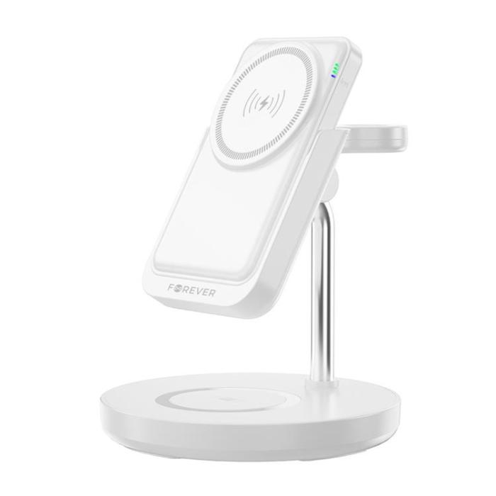 Forever - Forever 5-in-1 Trådlös Laddare Magsafe iPhone, Apple Watch, AirPods