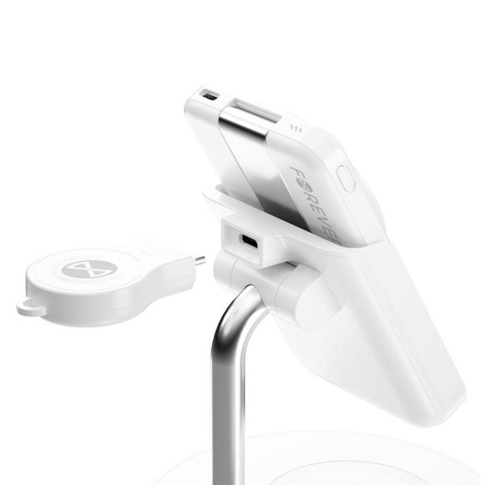 Forever - Forever 5-in-1 Trådlös Laddare Magsafe iPhone, Apple Watch, AirPods