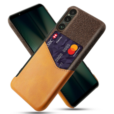 A-One Brand - Sony Xperia 1 VII Mobilskal med Korthållare Kickstand - Orange