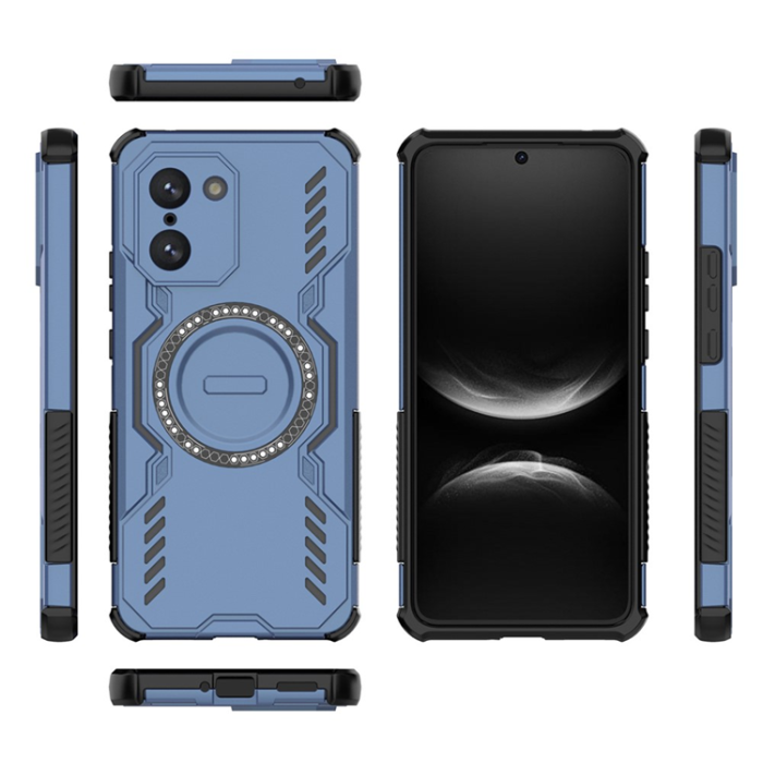 A-One Brand - OnePlus Nord CE5 Mobilskal MagSafe Butterfly Armor Hollow - Blå