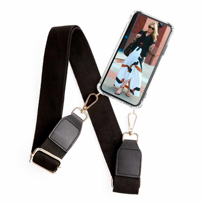 Boom of Sweden - Boom iPhone 13 skal med mobilhalsband- Belt Black