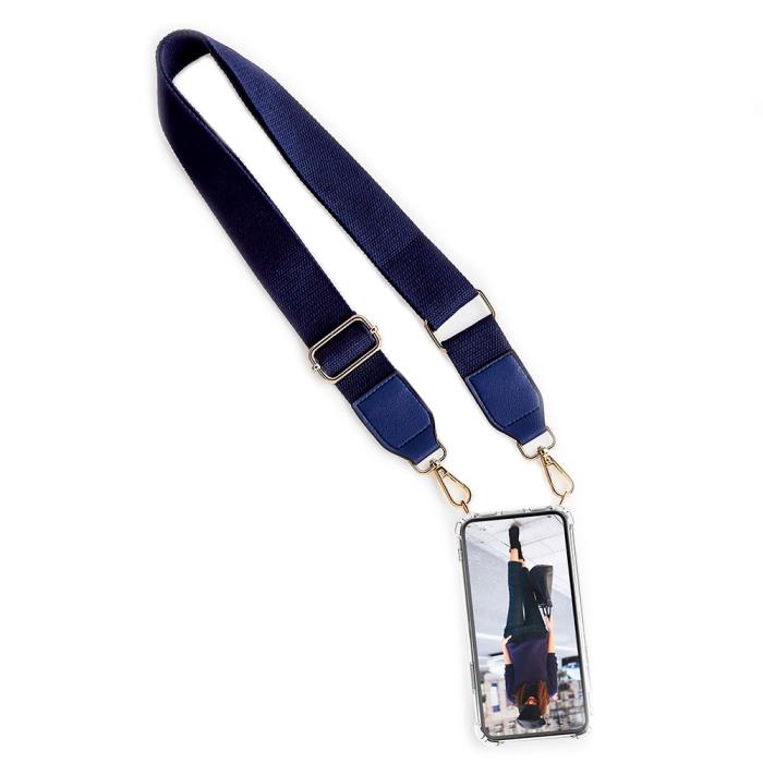 Boom of Sweden - BOOM iPhone 14 Pro Max skal med mobilhalsband - Belt Blue